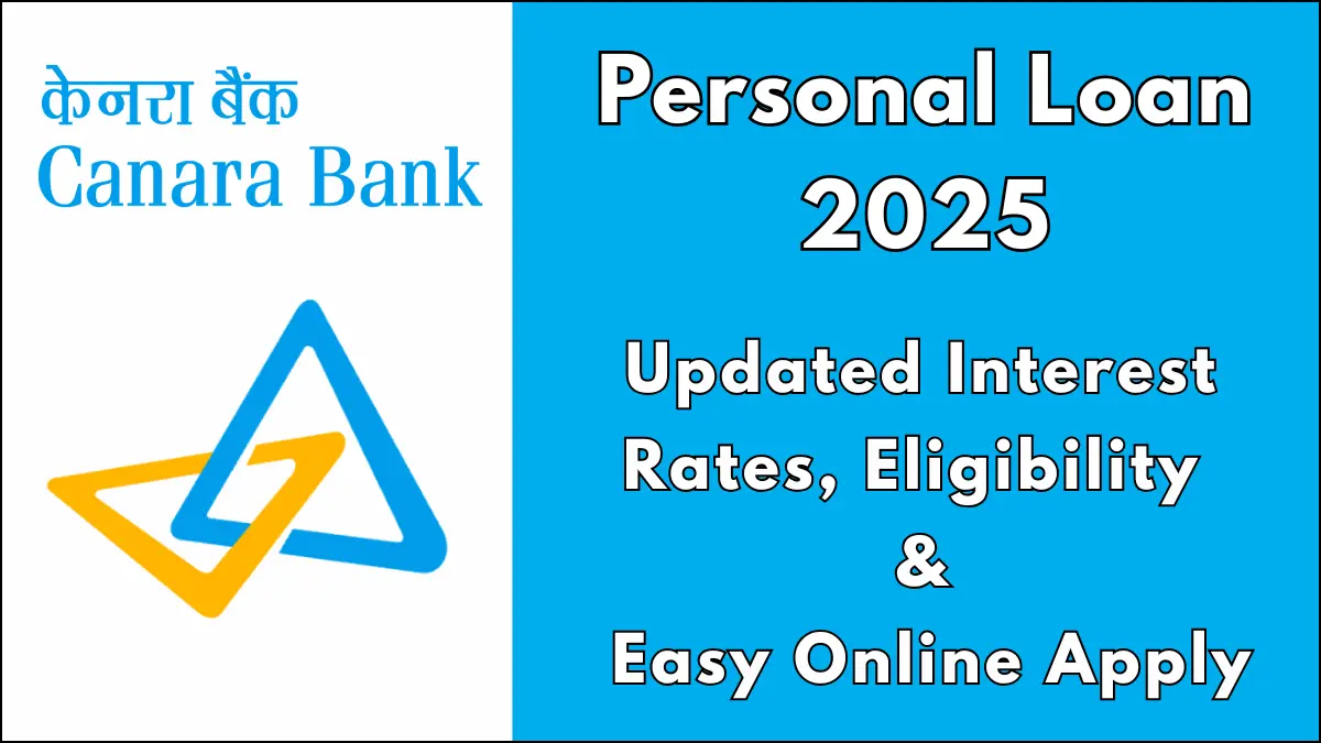Canara Bank Personal Loan 2025